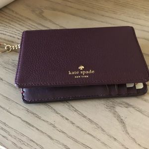 Kate spade keychain wallet